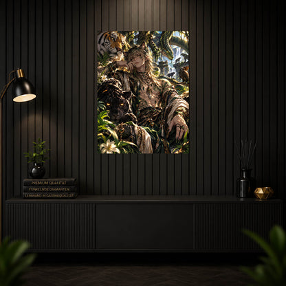 Diamond Painting - Tigeris, der wilde Wächter