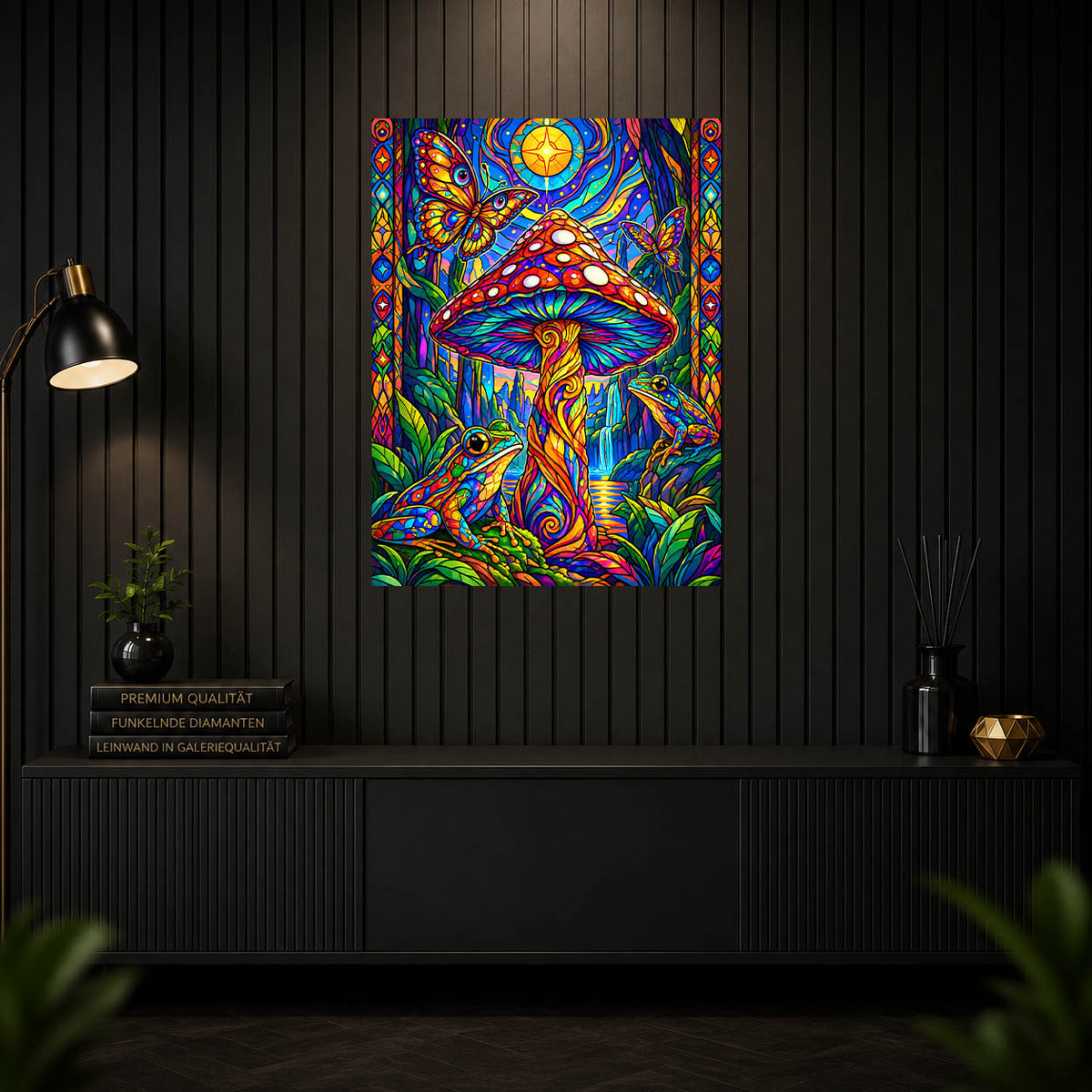 Diamond Painting - Regenbogenpilz