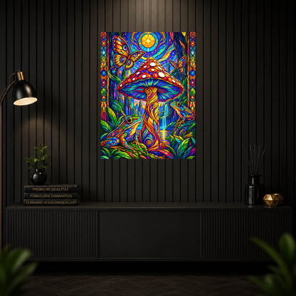 Diamond Painting - Regenbogenpilz