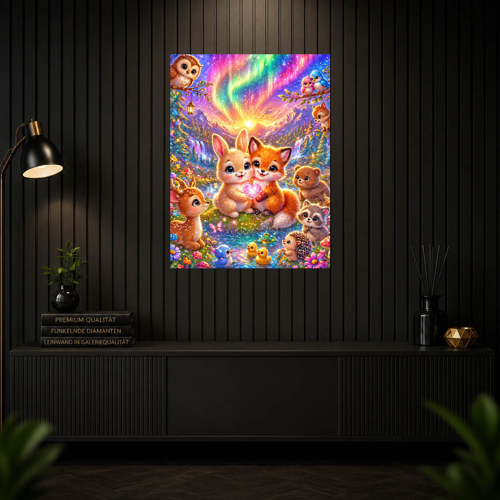 Diamond Painting - Magische Waldfreunde