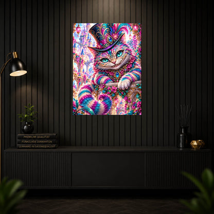 Diamond Painting - Grinsekatze Magie