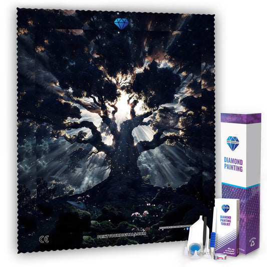Diamond Painting - Magischer Weltenbaum