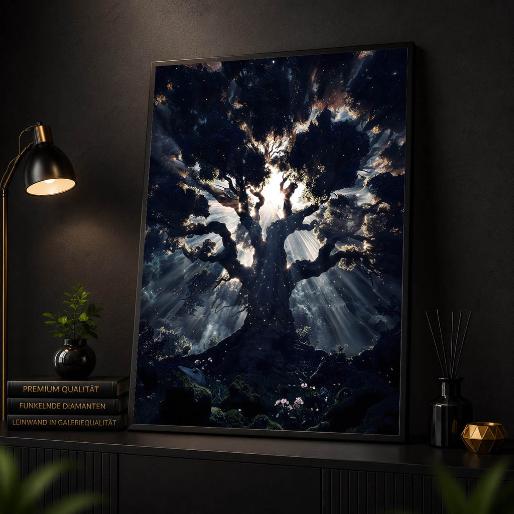 Diamond Painting - Magischer Weltenbaum