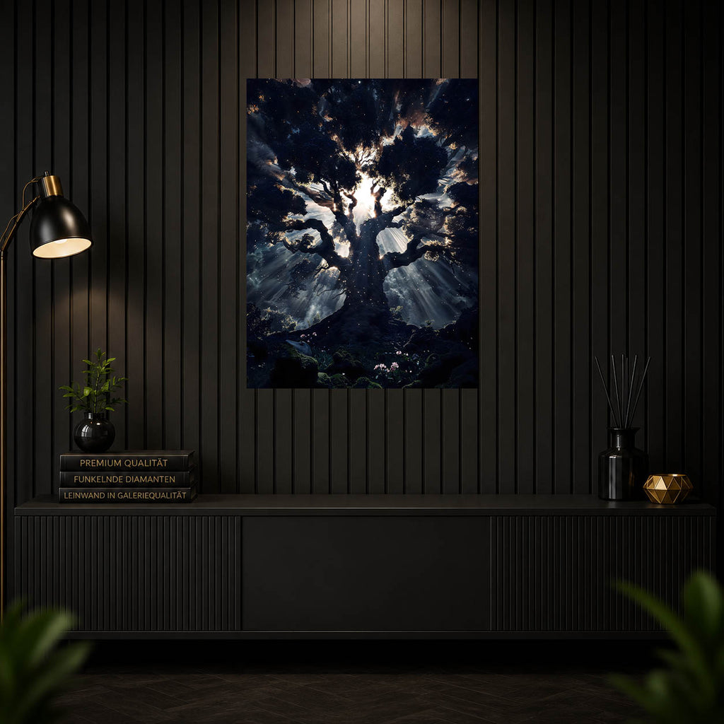 Diamond Painting - Magischer Weltenbaum