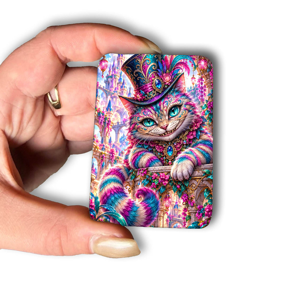 Cover Minder – Grinsekatze Magie