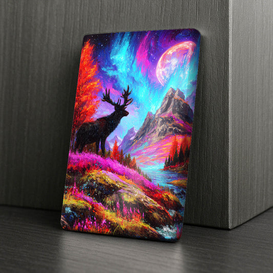 Cover Minder – Hirsch unter Polarlichtern