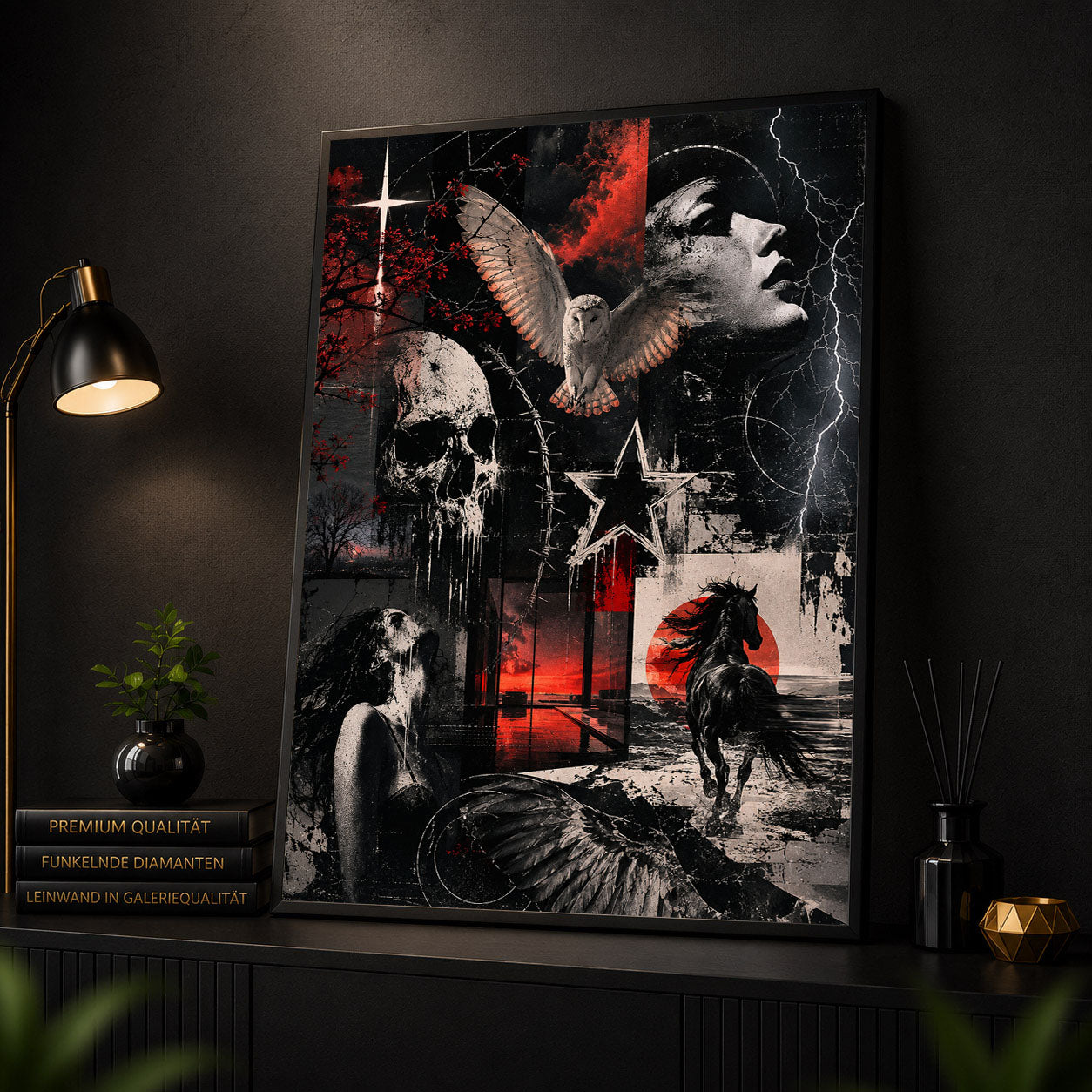 Diamond Painting - Crimson Eclipse