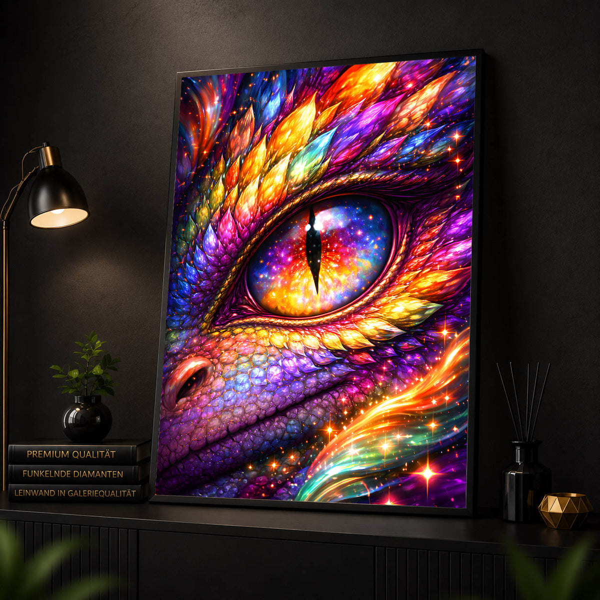 Diamond Painting – Regenbogendrache
