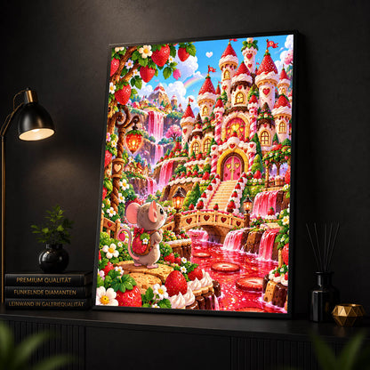 Diamond Painting - Erdbeerzauber
