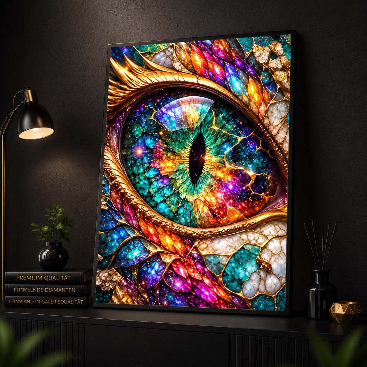 Diamond Painting - Iris des Drachen