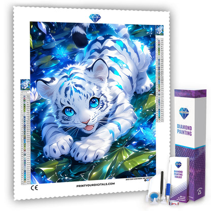 Diamond Painting - Kleiner Streifenzauber