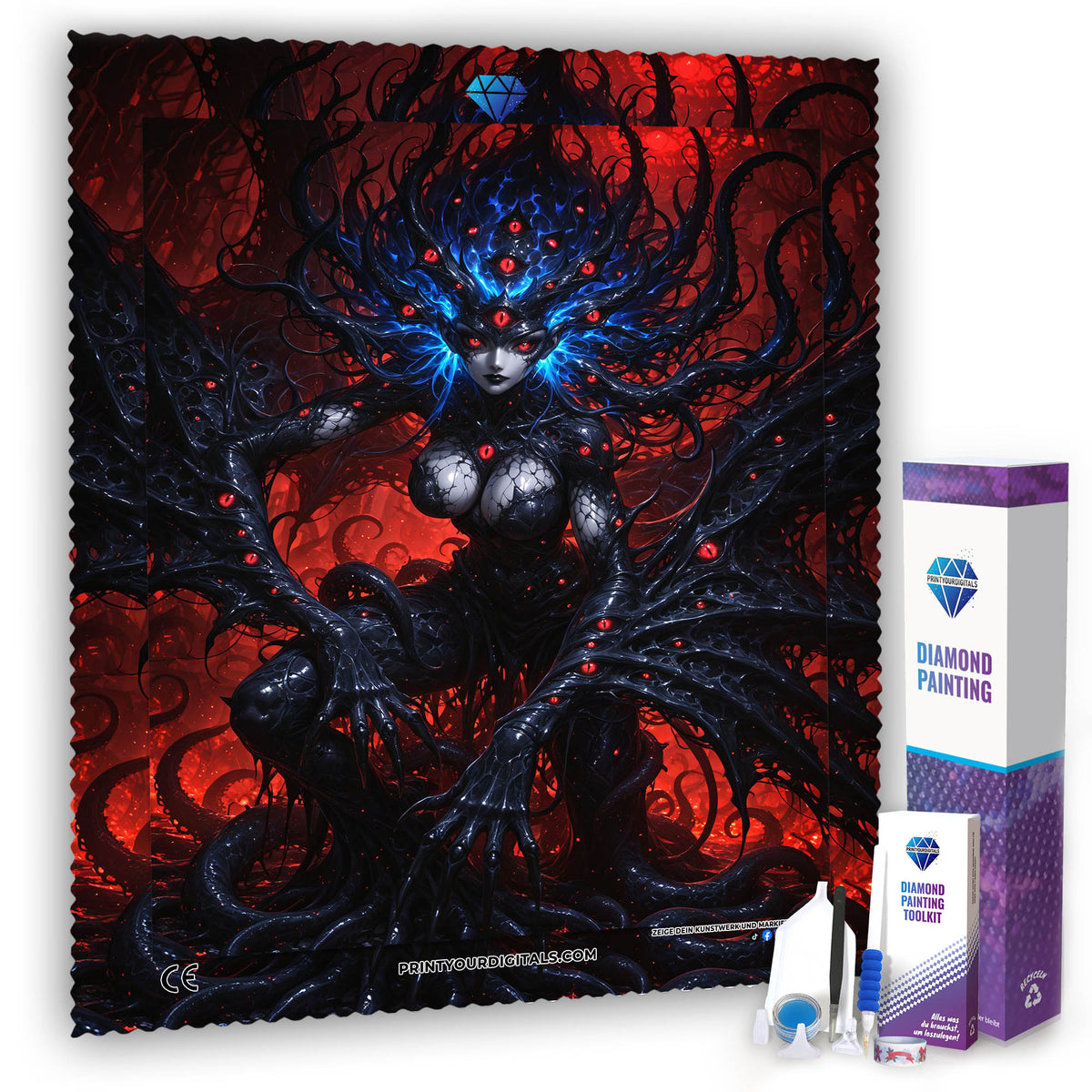 Diamond Painting - Königin der tausend Augen