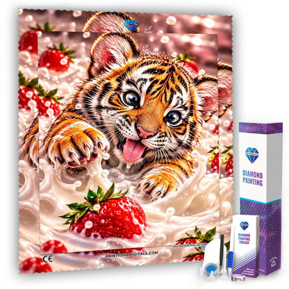 Diamond Painting - Erdbeerchaos