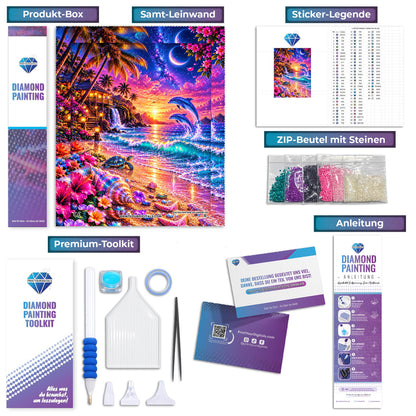 Diamond Painting - Magische Tropennacht