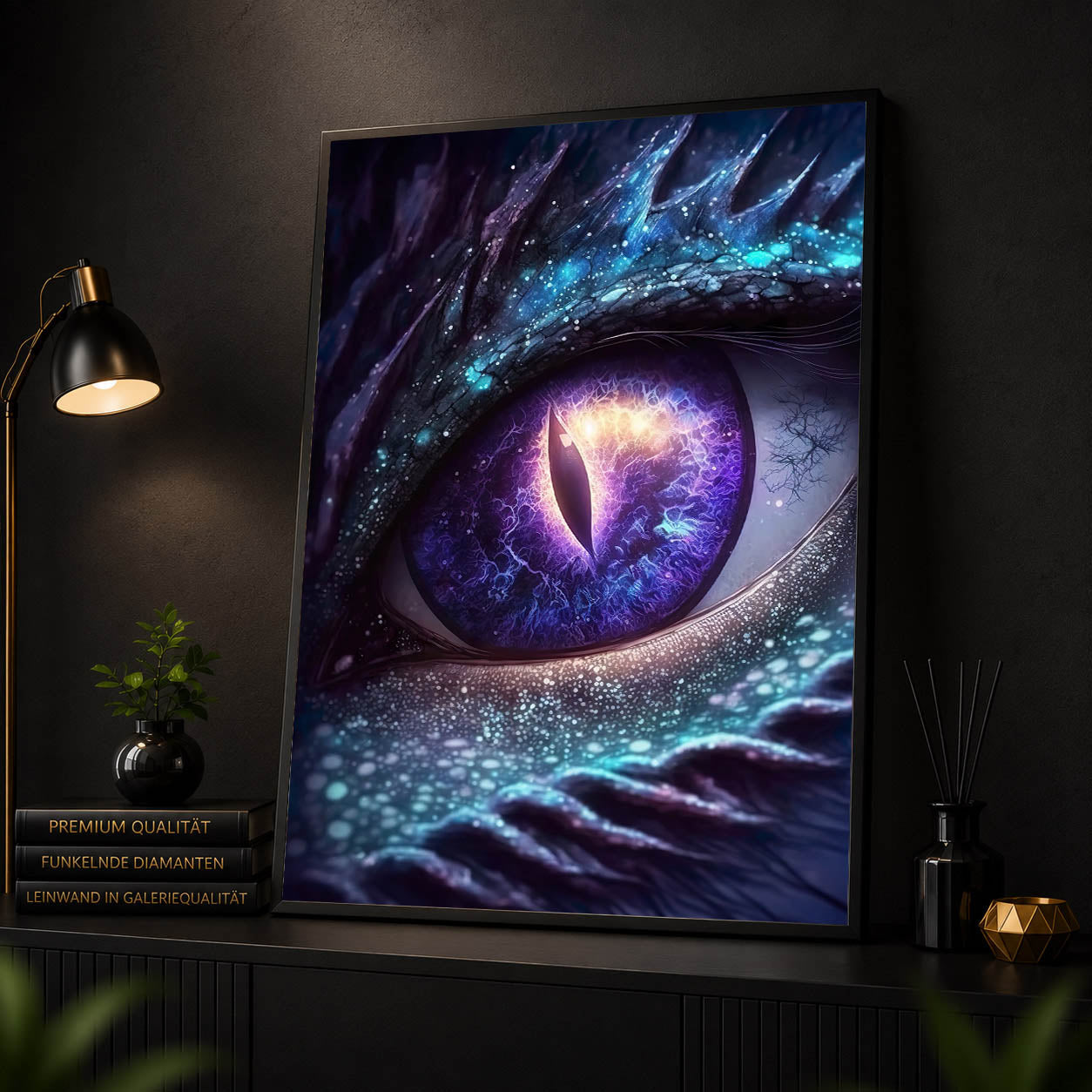Diamond Painting - Auge des Drachen