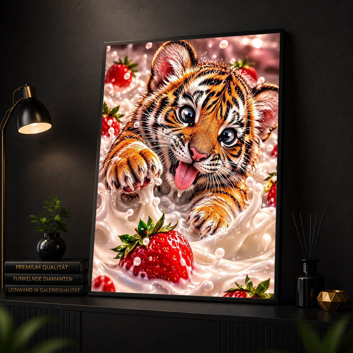 Diamond Painting - Erdbeerchaos