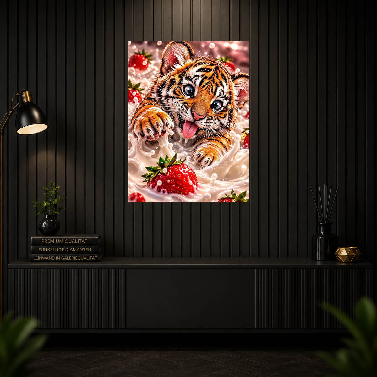 Diamond Painting - Erdbeerchaos