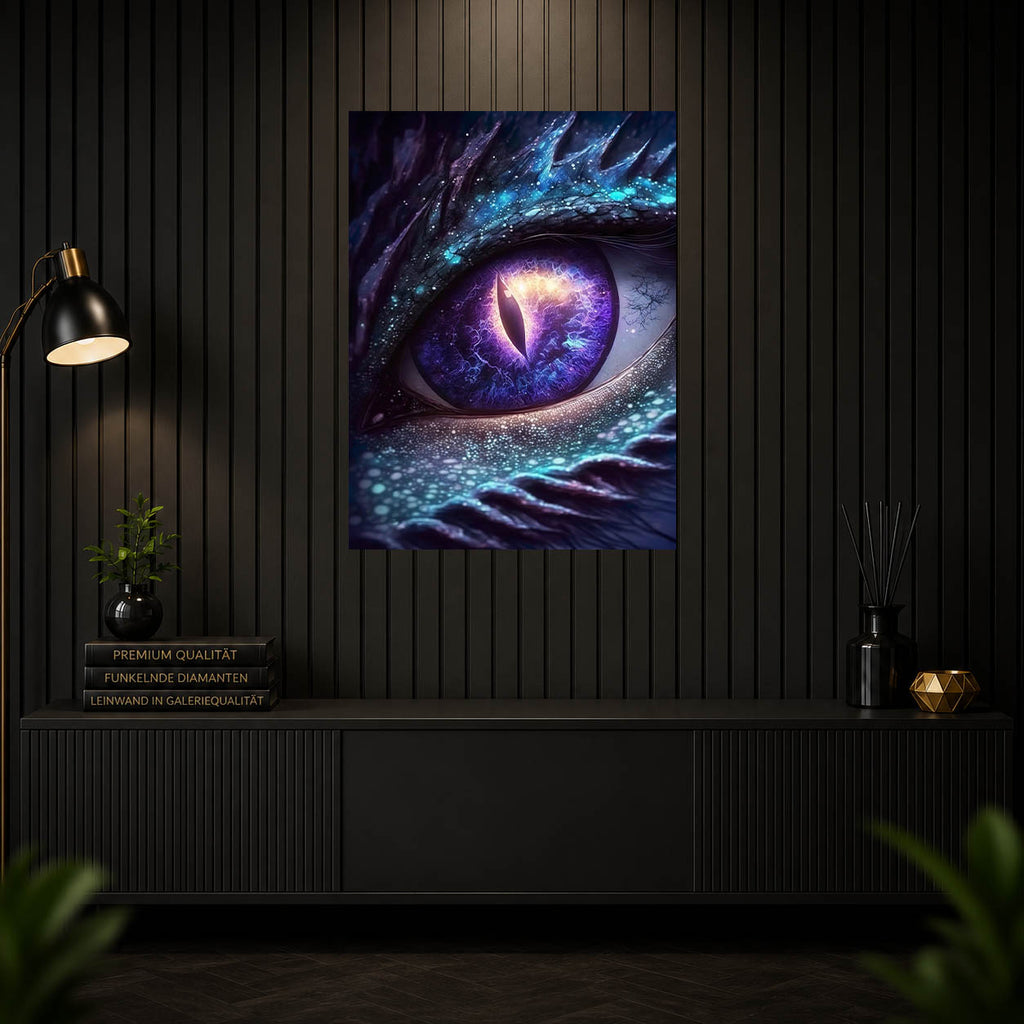 Diamond Painting - Auge des Drachen