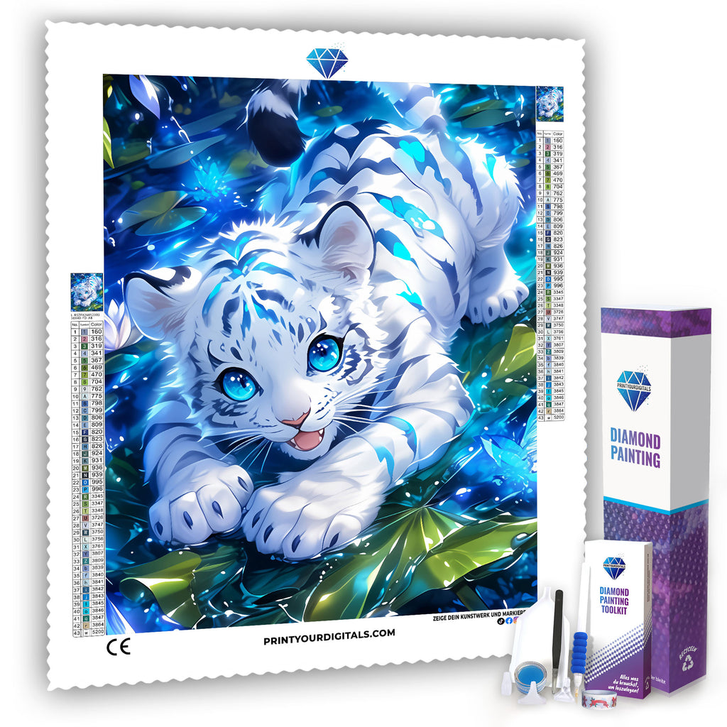 Diamond Painting - Kleiner Streifenzauber