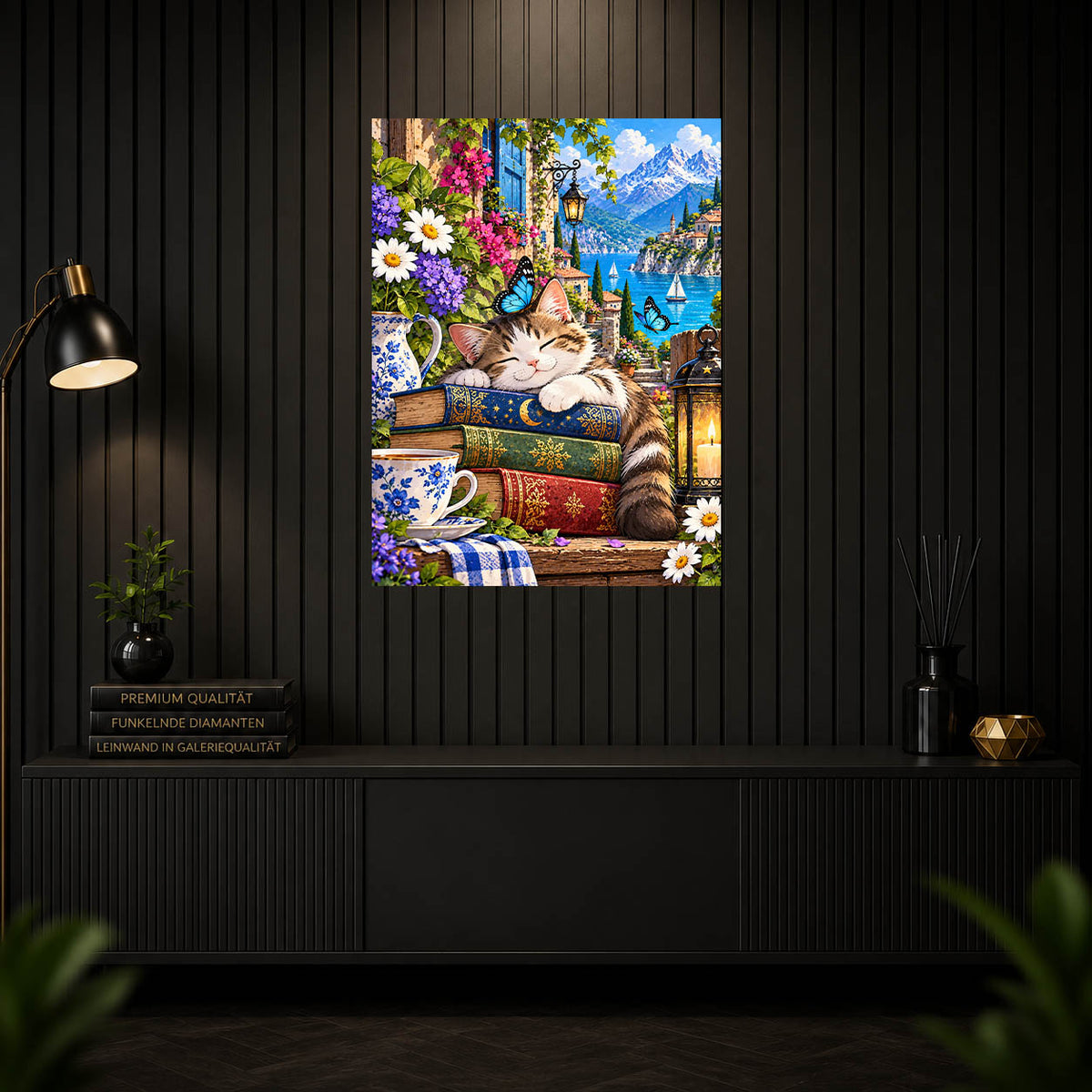 Diamond Painting - Träume am blauen See