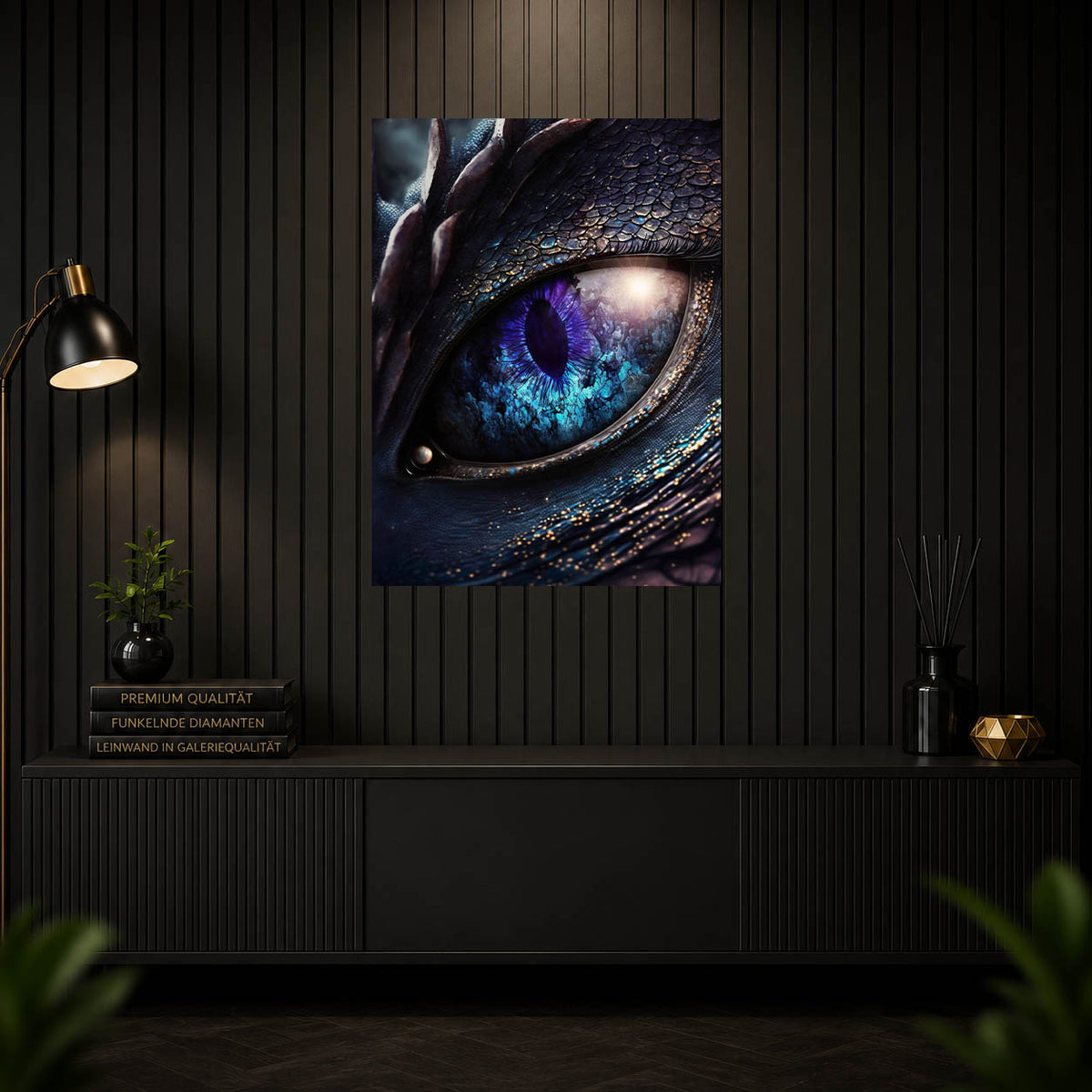 Diamond Painting - Magisches Drachenauge