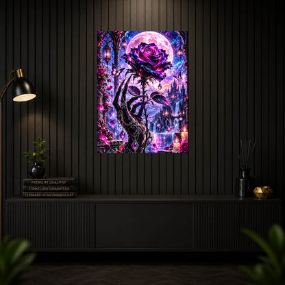 Diamond Painting – Rose der ewigen Nacht