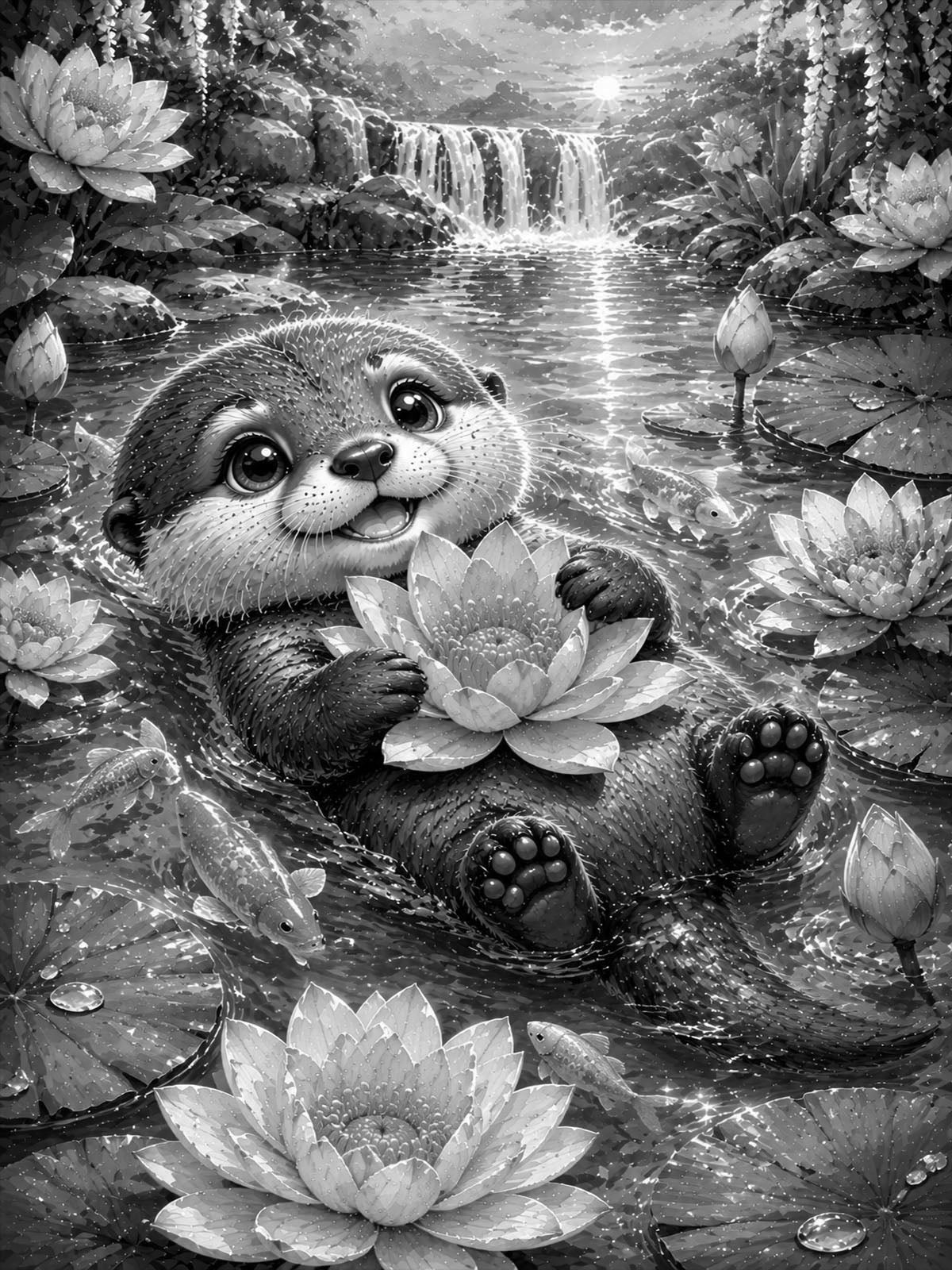 Mystery Painting - Otter Bilbo