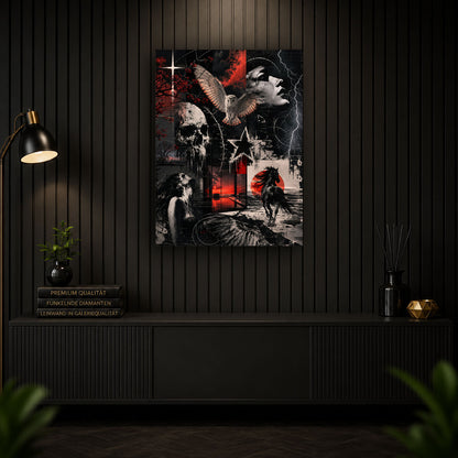 Diamond Painting - Crimson Eclipse