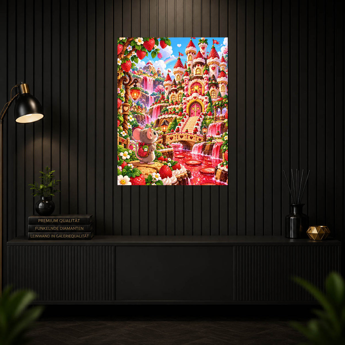 Diamond Painting - Erdbeerzauber