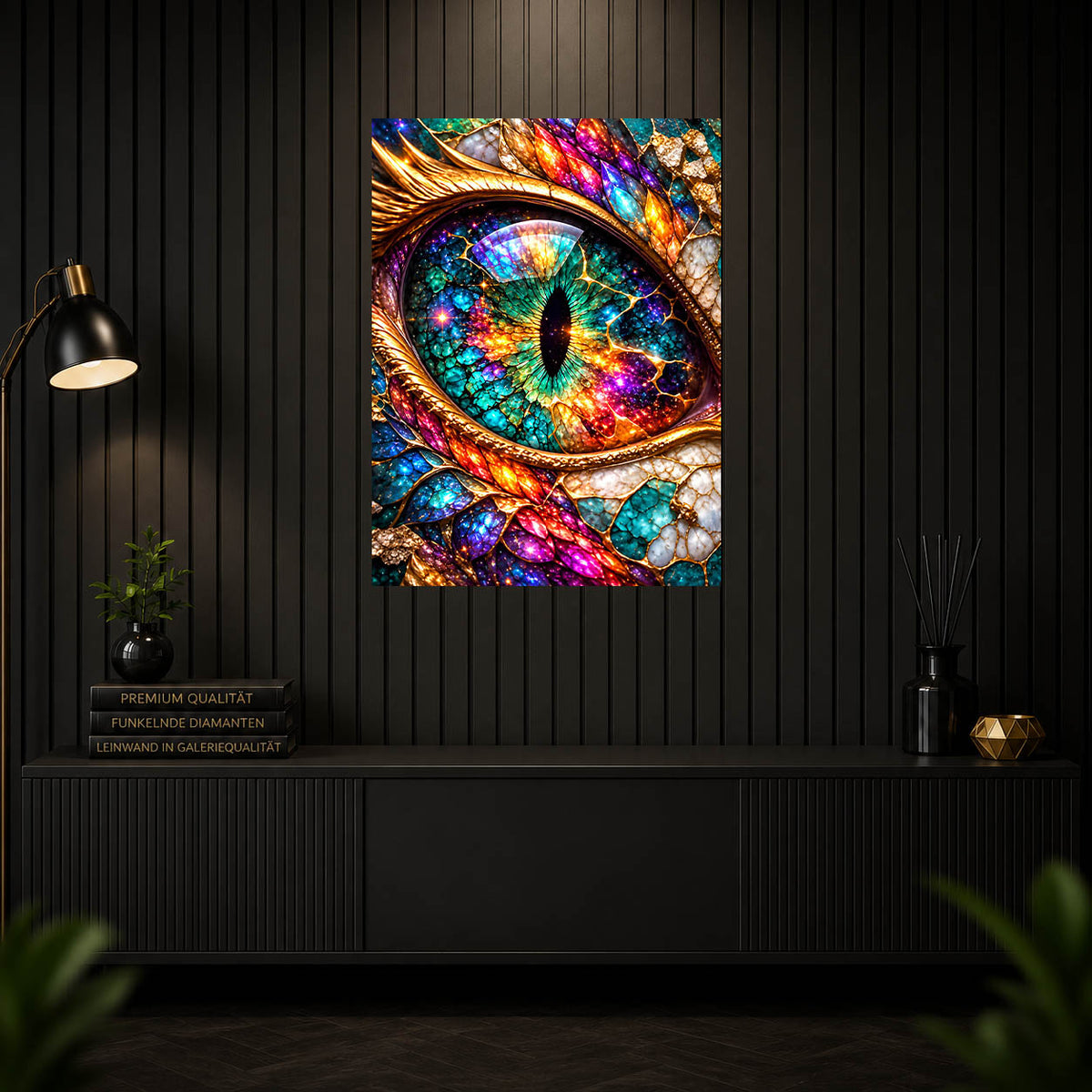 Diamond Painting - Iris des Drachen