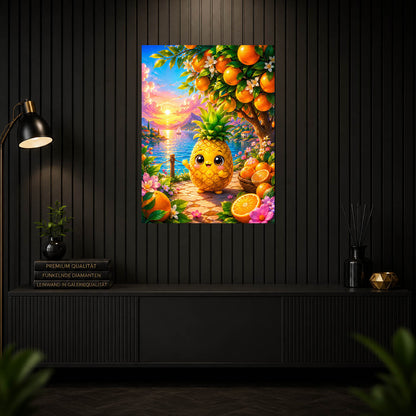 Diamond Painting - Urlaubsananas