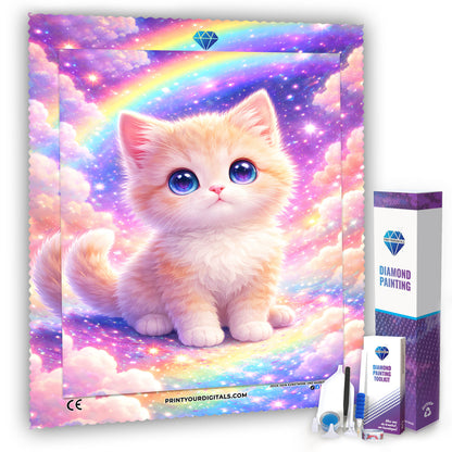 Diamond Painting – Regenbogenkätzchen