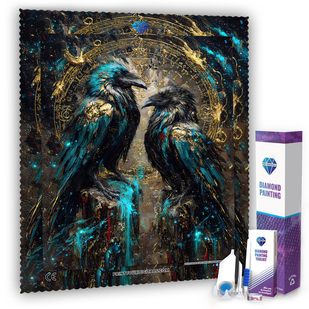 Diamond Painting - Mystische Raben