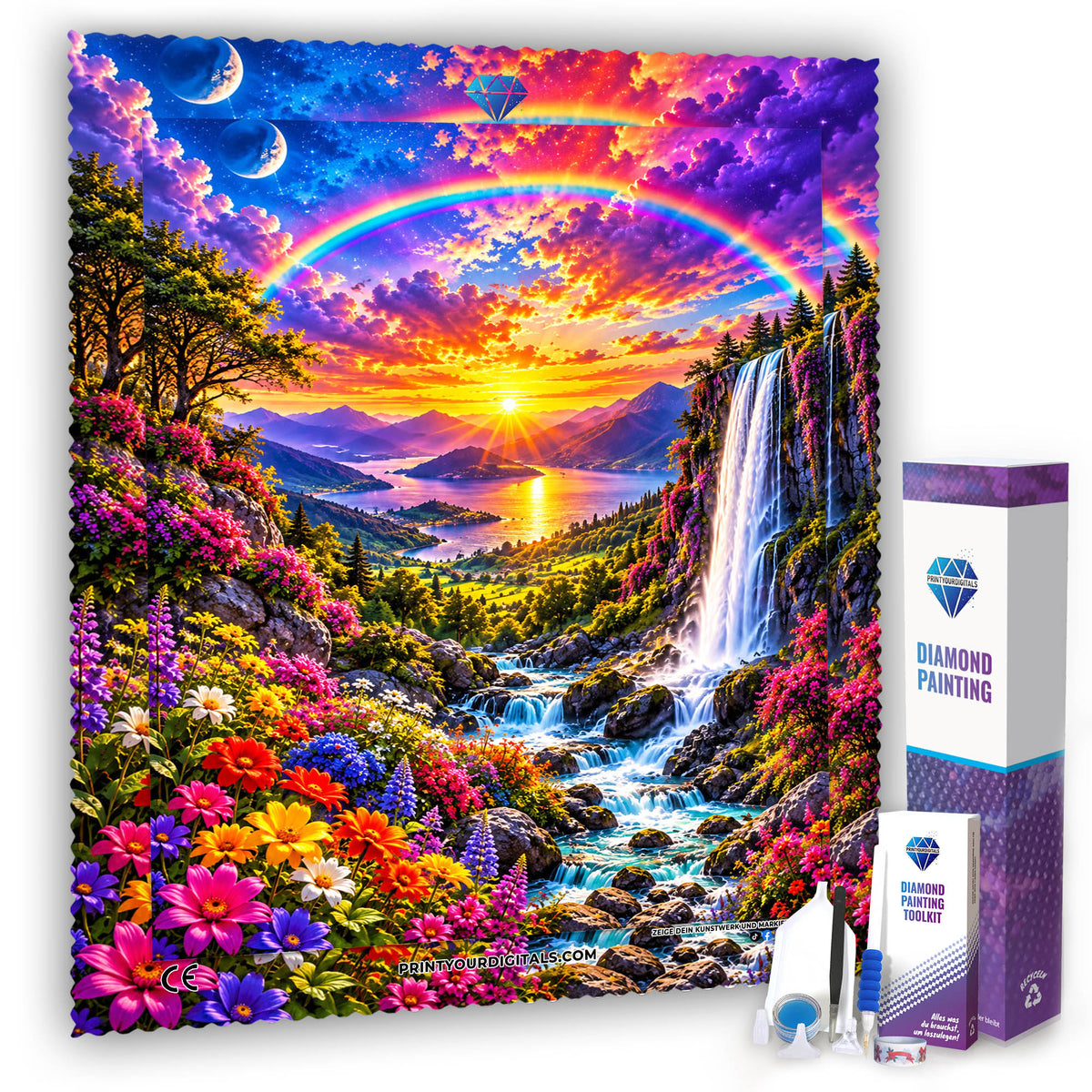 Diamond Painting - Regenbogenparadies