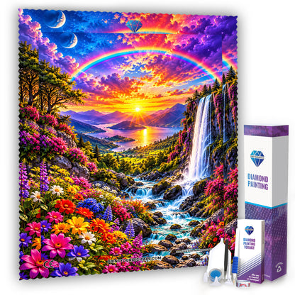 Diamond Painting - Regenbogenparadies