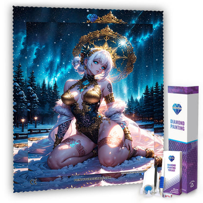 Diamond Painting - Polarlicht Göttin