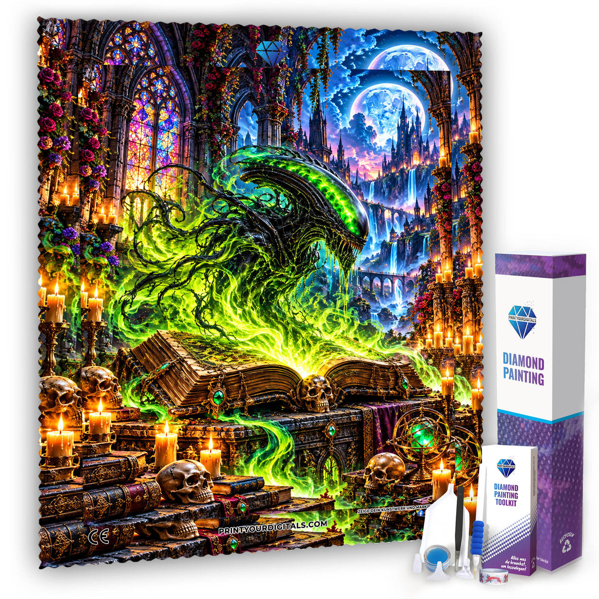 Diamond Painting - Das verbotene Grimoire