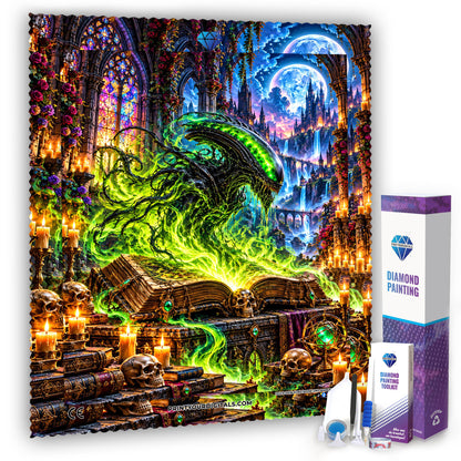 Diamond Painting - Das verbotene Grimoire
