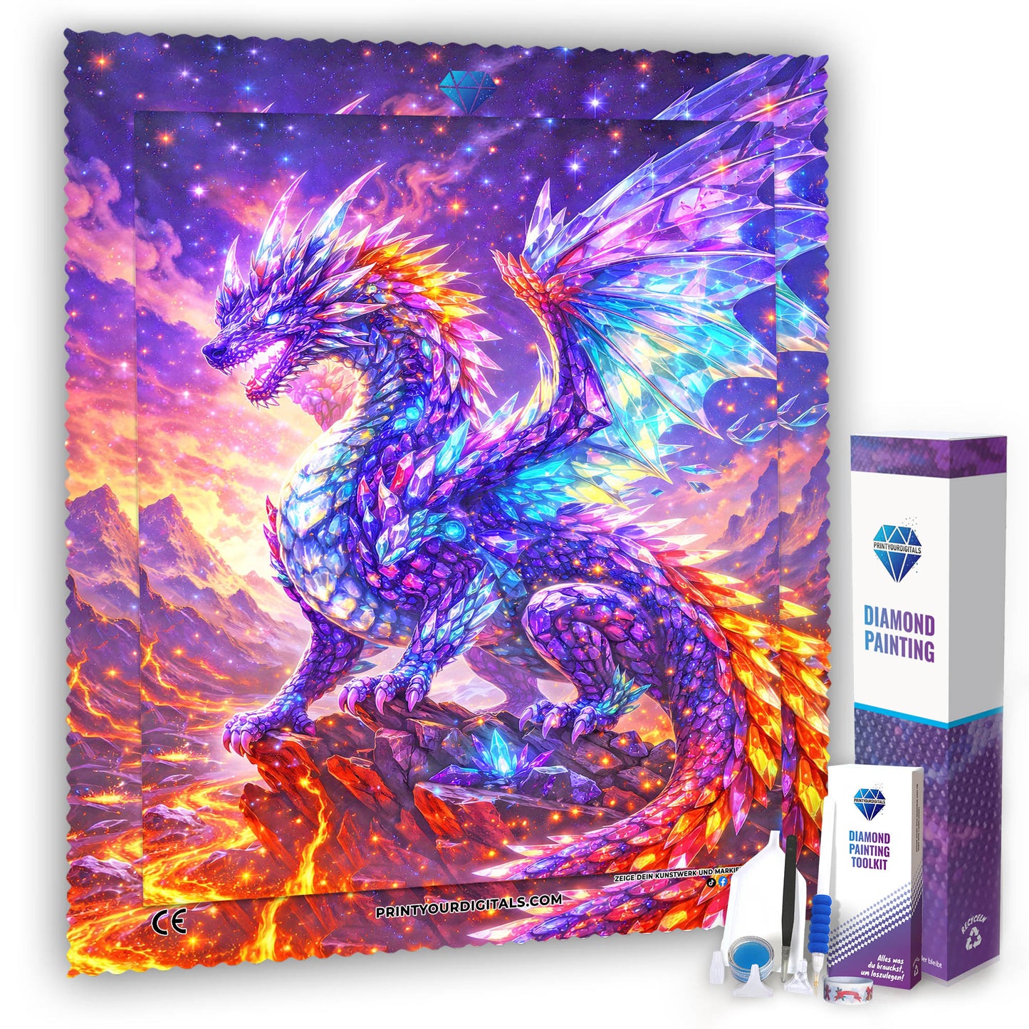 Diamond Painting – Der Kristallphönixdrache