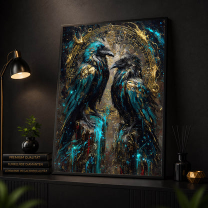 Diamond Painting - Mystische Raben