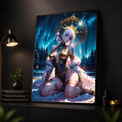 Diamond Painting - Polarlicht Göttin