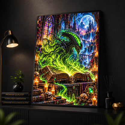 Diamond Painting - Das verbotene Grimoire