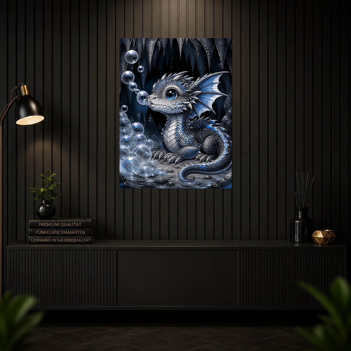 Diamond Painting - Seifenblasendrache