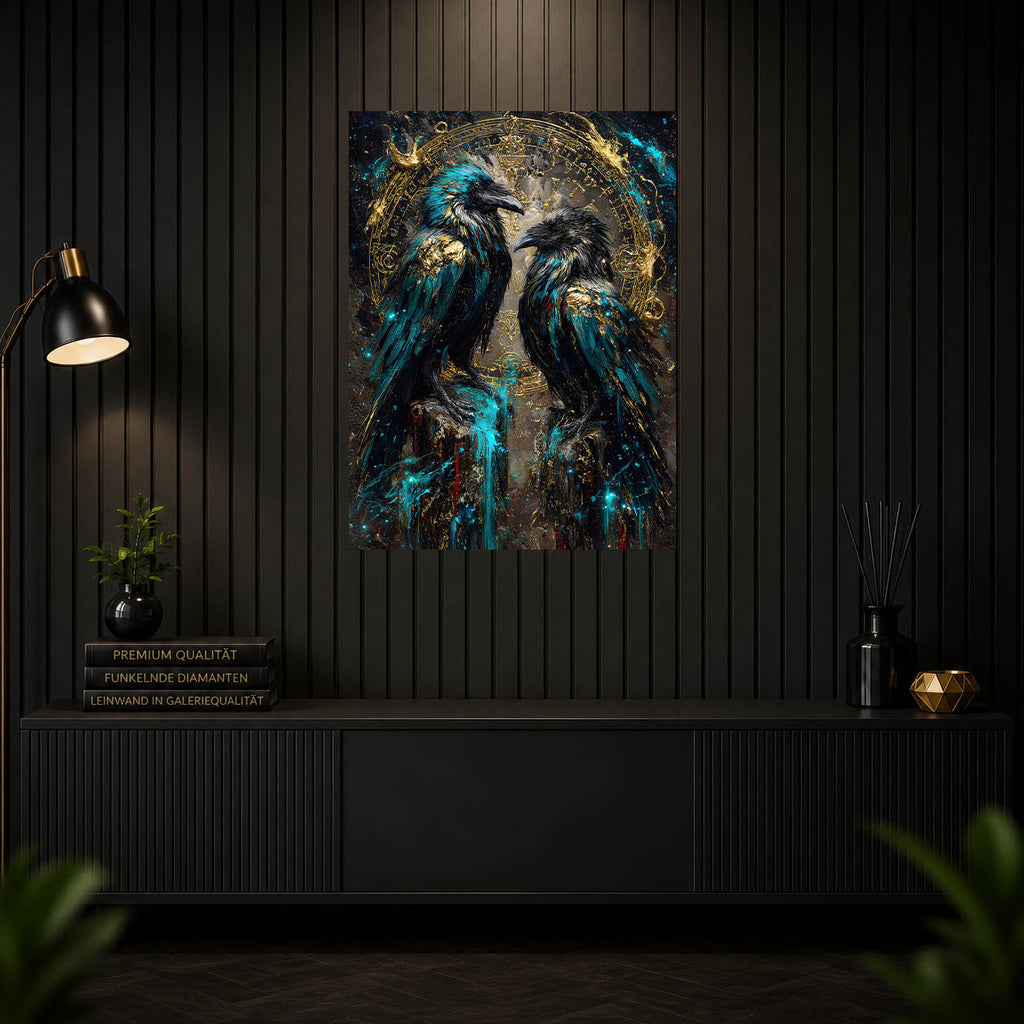 Diamond Painting - Mystische Raben