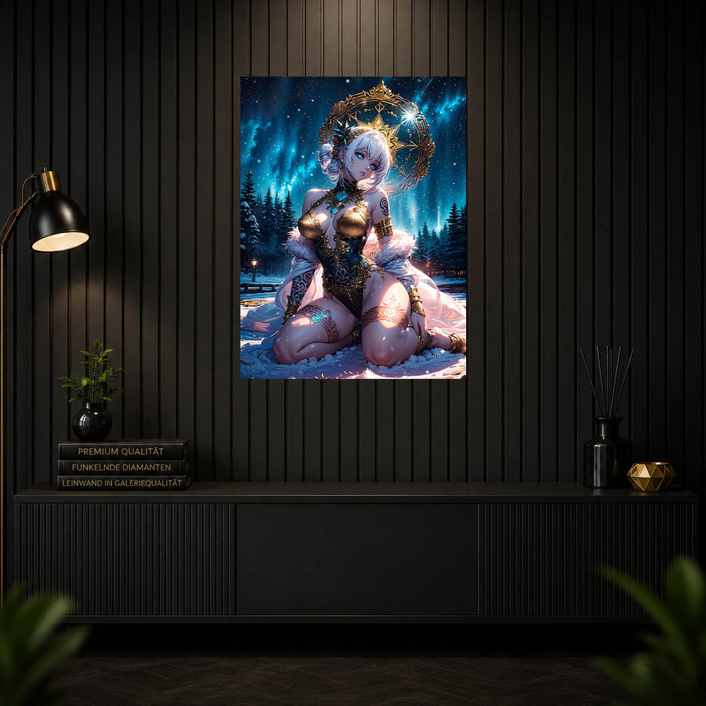 Diamond Painting - Polarlicht Göttin