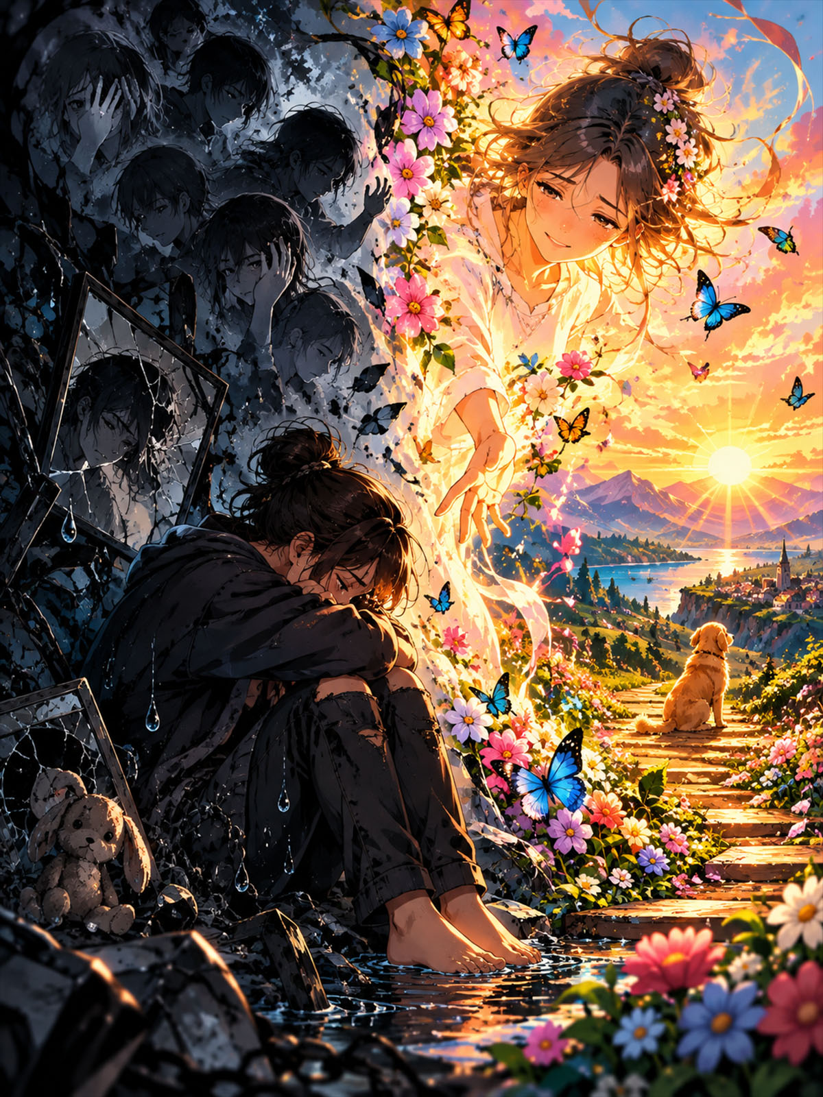 Diamond Painting - Allein