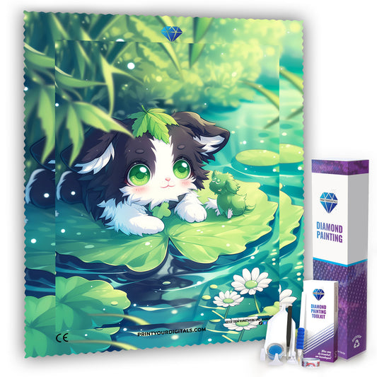 Diamond Painting - Pond Cat