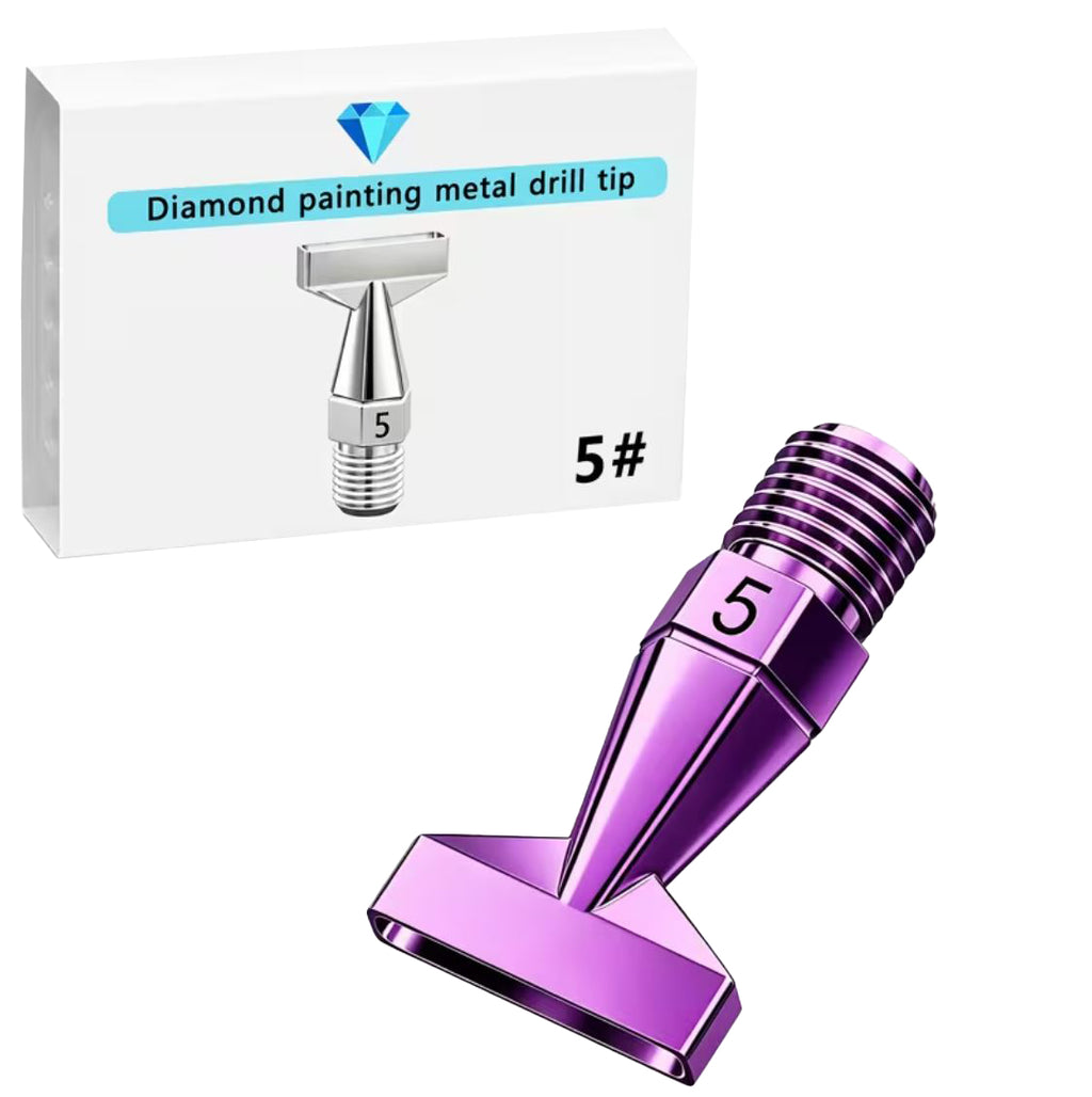 Hartmetall 5er-Aufsatz mit Drehgewinde