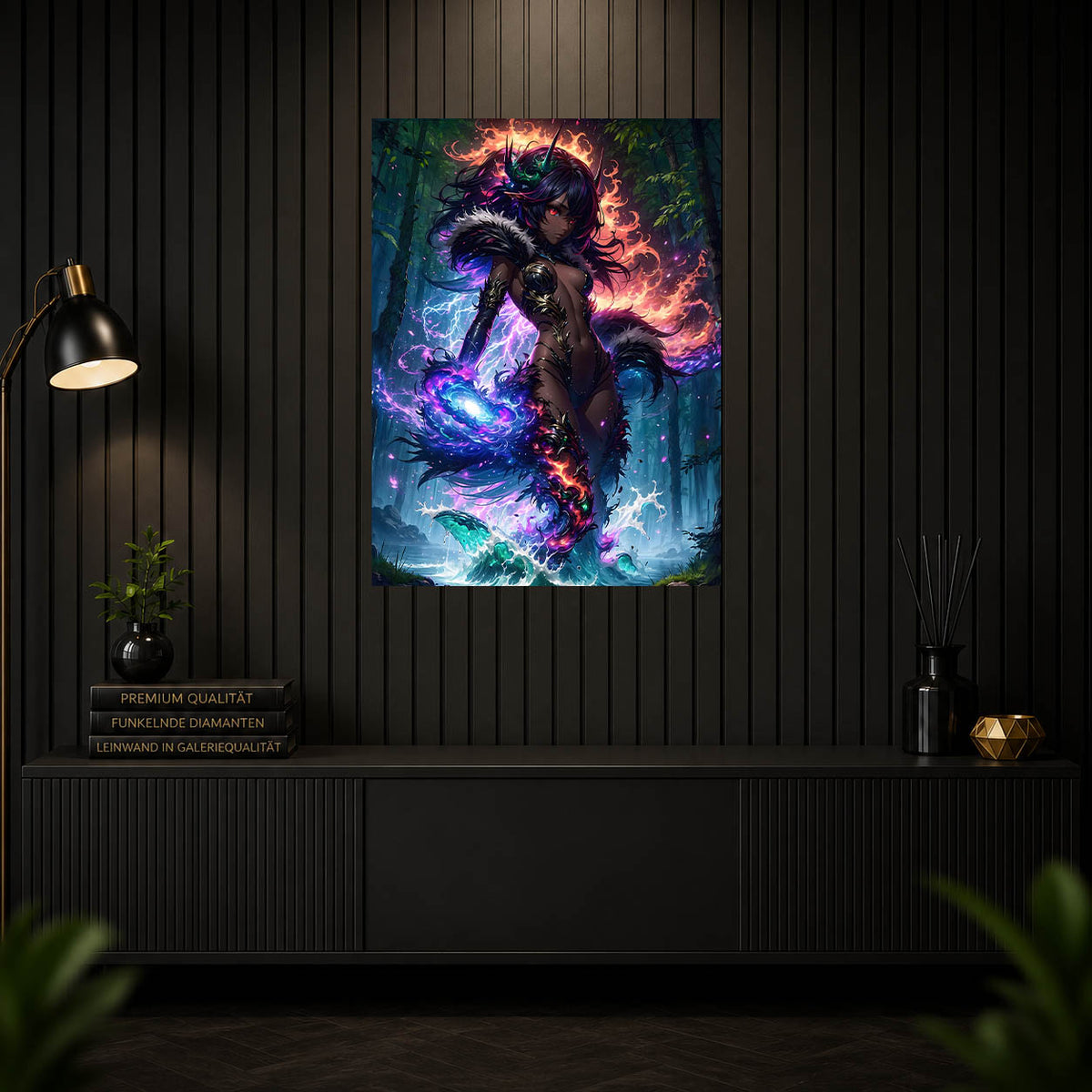 Diamond Painting - Elementarmagierin