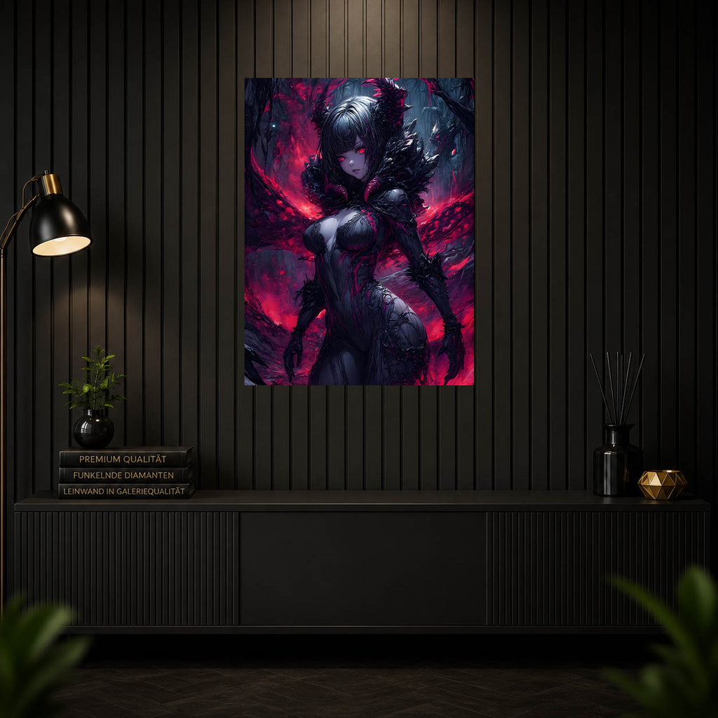Diamond Painting - Dunkle Dämonin